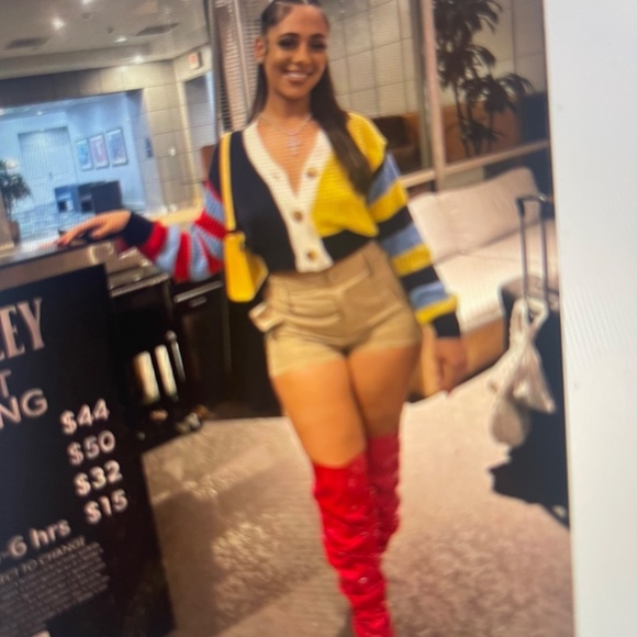 CUCCO THIGH HIGH RED PATENT LEATHER BOOTS 6(US) 36(EU) - Picture 13 of 15